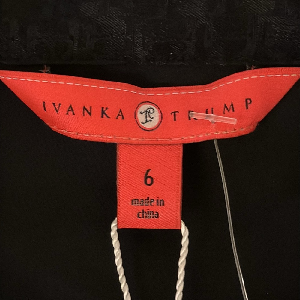 IVANK TRUMP BLACK SHIRTWASTE DRESS - Picture 6 of 8